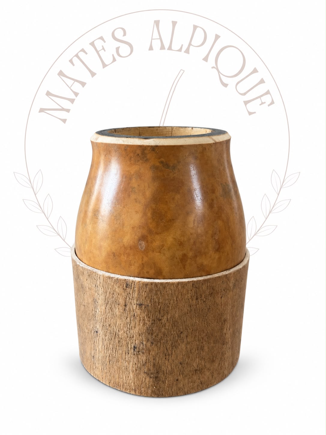 Mate Torpedo Criollo de madera natural
